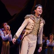 Frozen - John Riddle as Hans in Frozen on Broadway, Photo by Andrew Eccles