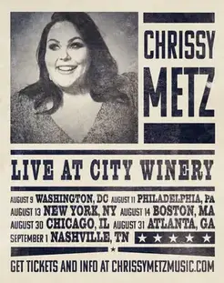 Chrissy Metz Announces LIVE AT CITY WINERY Concert Tour