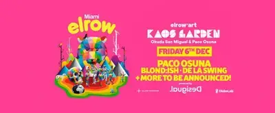 DJ and Producer Paco Osuna Curates elrow'art's U.S. Debut in Miami Dec. 6