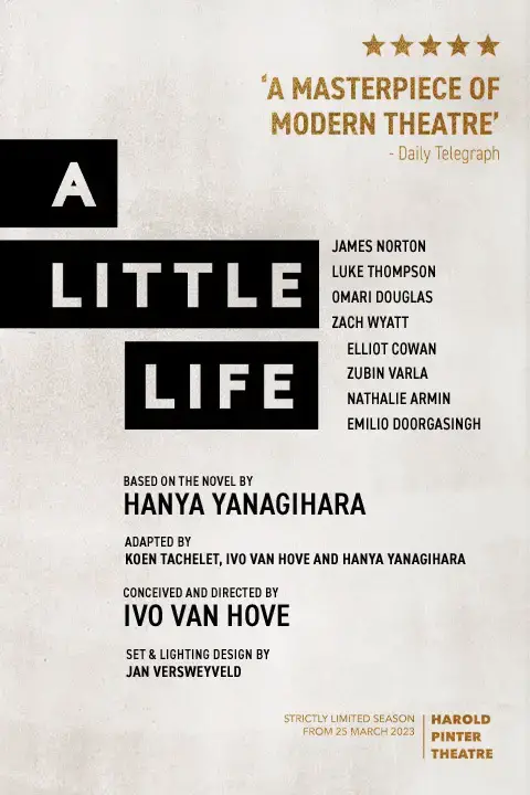 A Little Life - 2023 West End Play: Tickets & Info