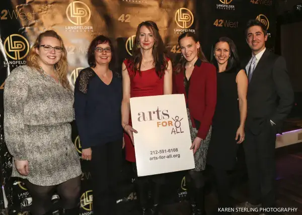 Photo Flash: Jennifer Holliday, Laura Benanti, Michael Cerveris, Rema Webb & More Support Arts-For-All
