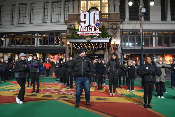 Photo Coverage: Casts of CATS, WAITRESS & More Rehearse for the Macy's Thanksgiving Day Parade!