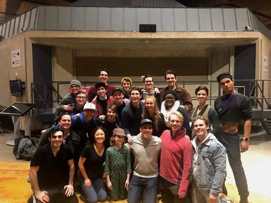 Photos Ben Fankhauser Original Broadway Cast Member Of Newsies Attended Newsies At Arena Stage