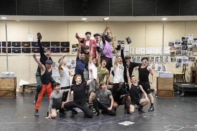 Photos Inside Rehearsal For Disney S Newsies Beginning In London This Month